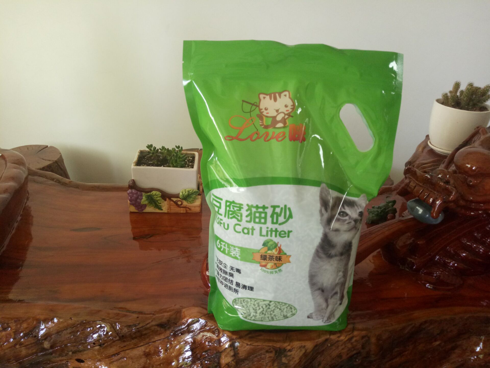袋装绿茶豆腐猫砂